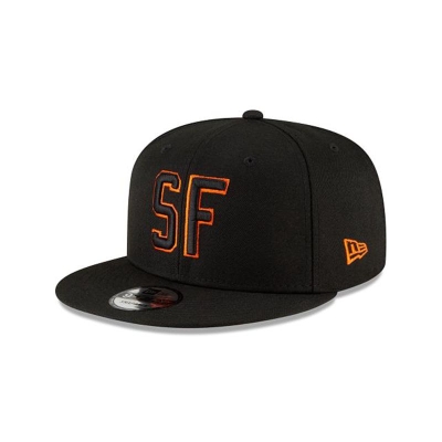 San Francisco Giants Gorra | New Era MLB Ligature 9fifty Snapback Cap Mexico - Negros